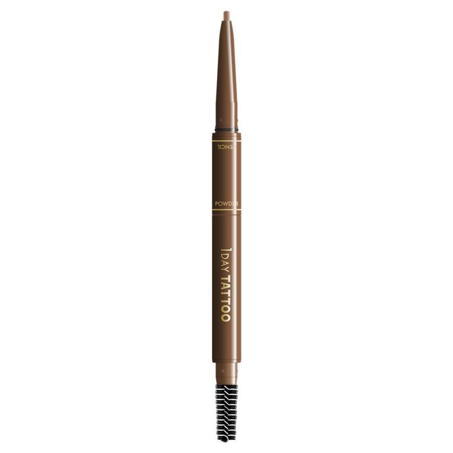 K-Palette Lasting 3 Way Eyebrow Pencil 02 Natural Brown