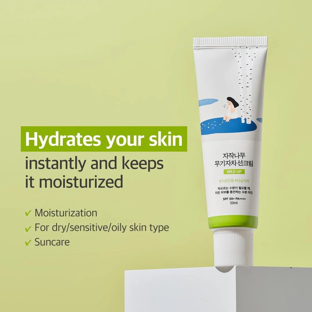 Round Lab OTC Birch Juice Mild-Up Sun Cream SPF50+ PA++++ 50ml