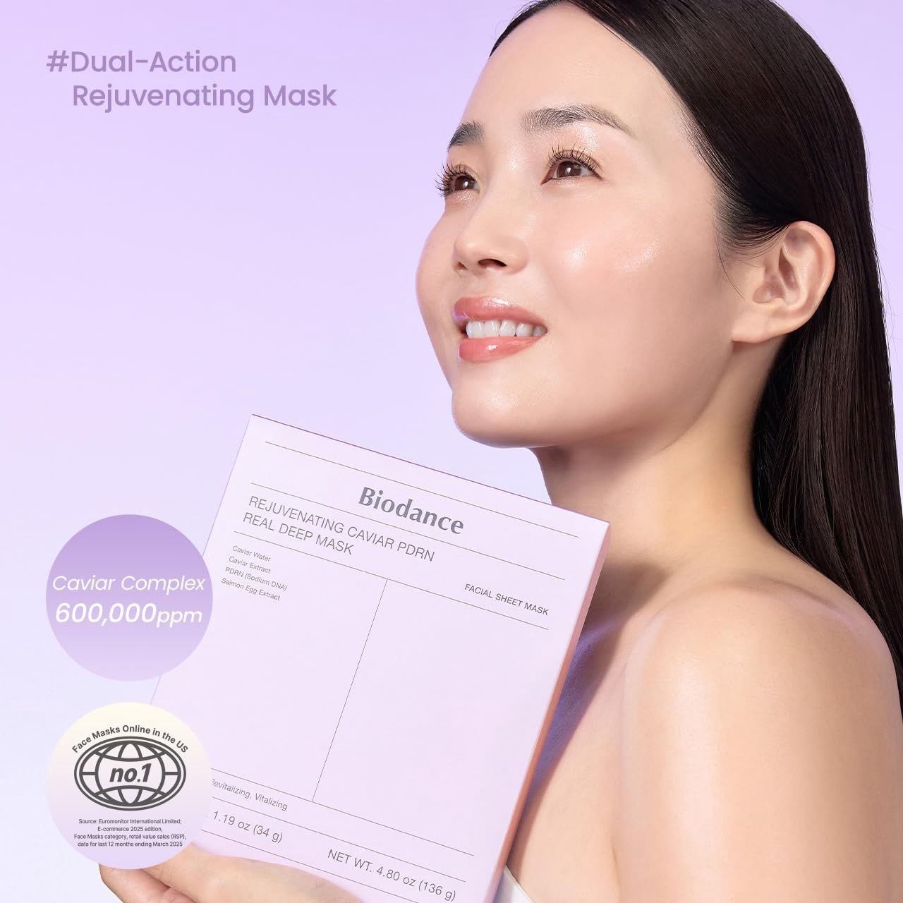 Biodance Rejuvenating Caviar PDRN Real Deep Mask 4 Sheets