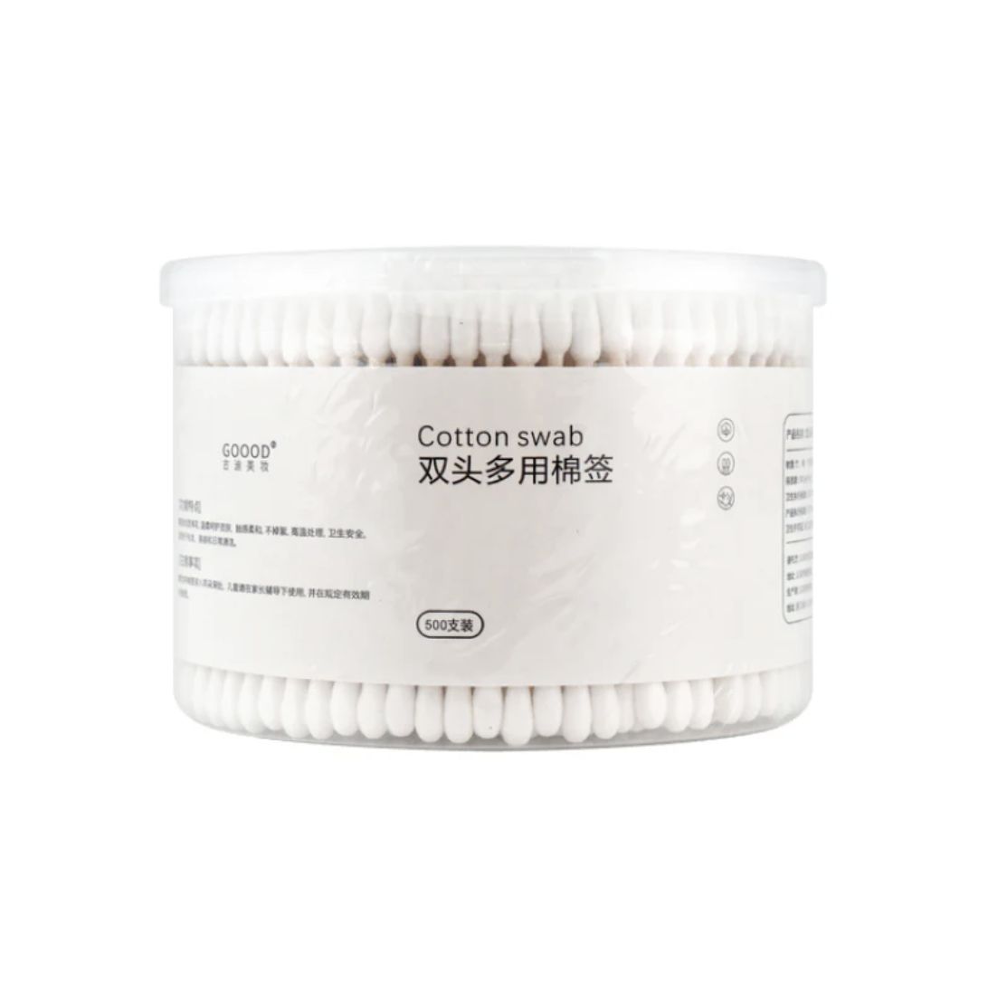 GOOOD Dual-Tip Multi-Use Cotton Swabs – 500 Count