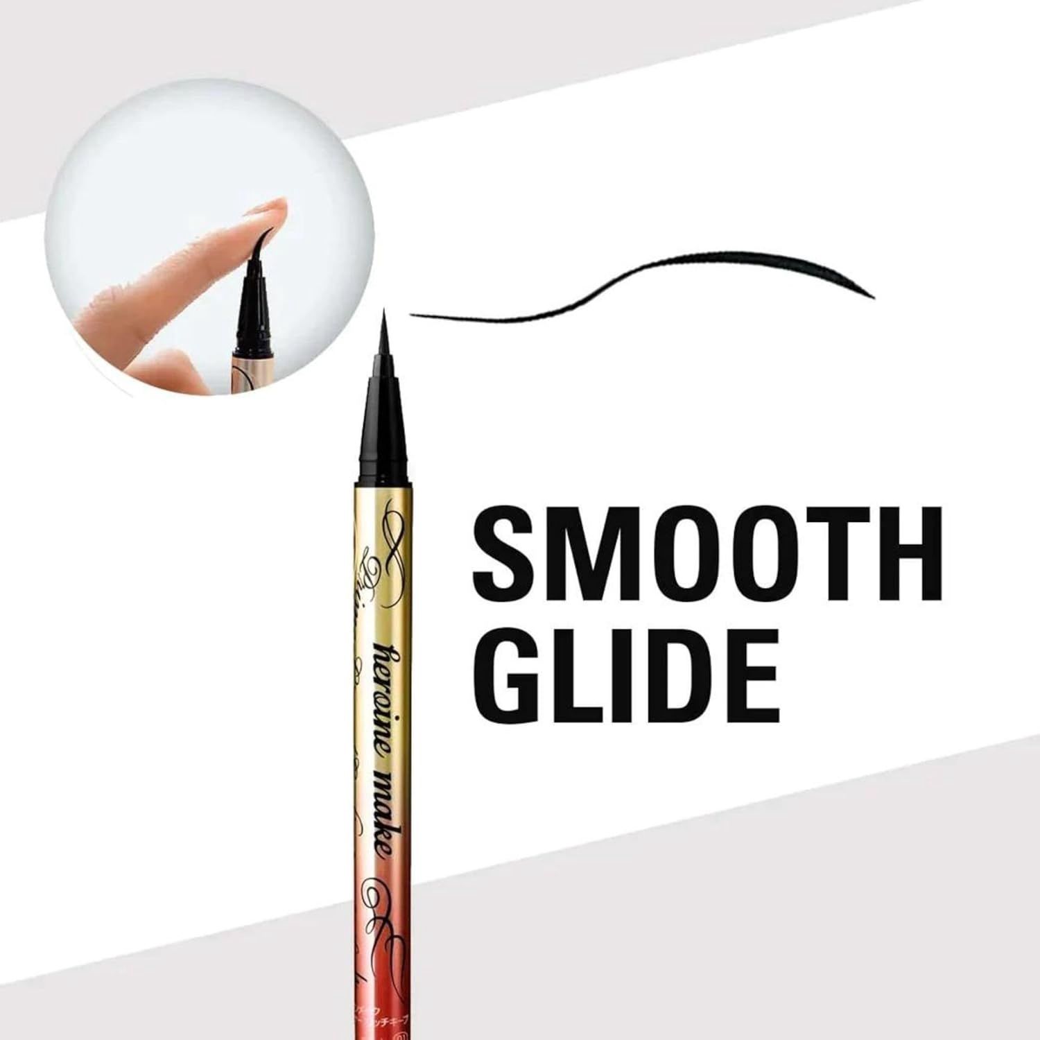 Heroine Make KissMe Prime Liquid Eyeliner Rich Keep #02 Brown Black