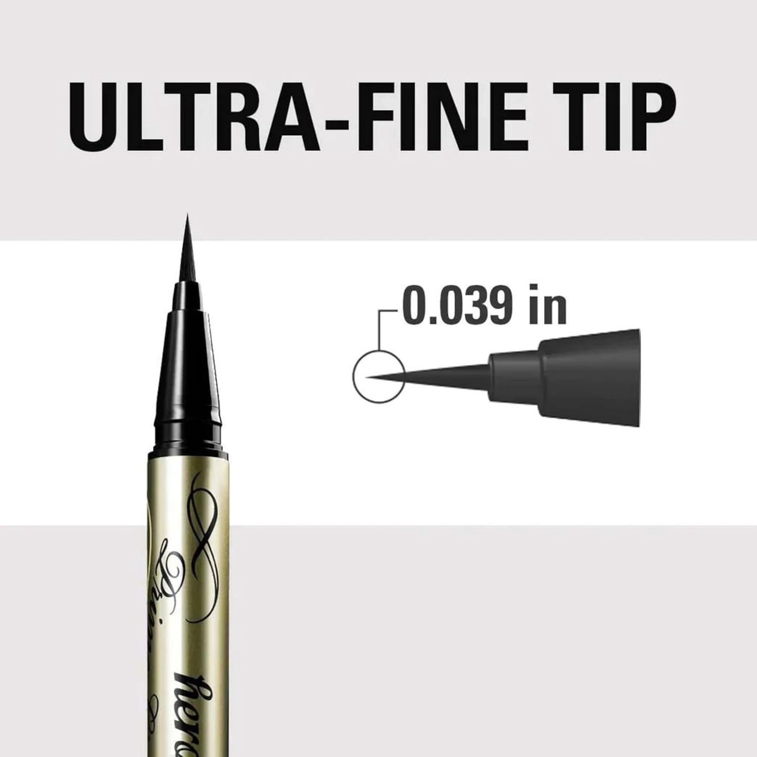 Heroine Make KissMe Prime Liquid Eyeliner Rich Keep #02 Brown Black