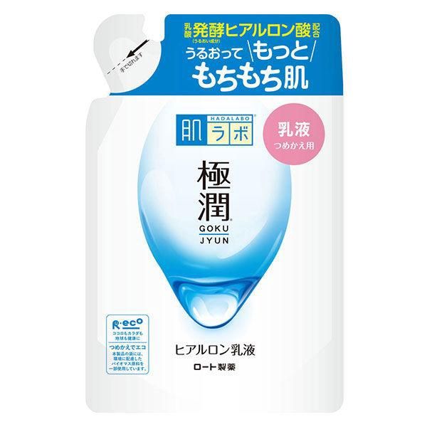 Rohto Hadalabo Gokujyun Hyaluronic Acid Hydrating Emulsion Refill 140ml