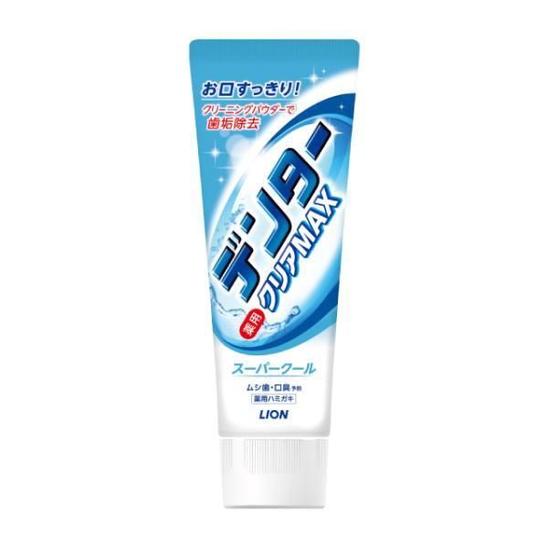 Lion Dentor Clear MAX Microparticle Toothpaste -Super Cool Mint 140ml