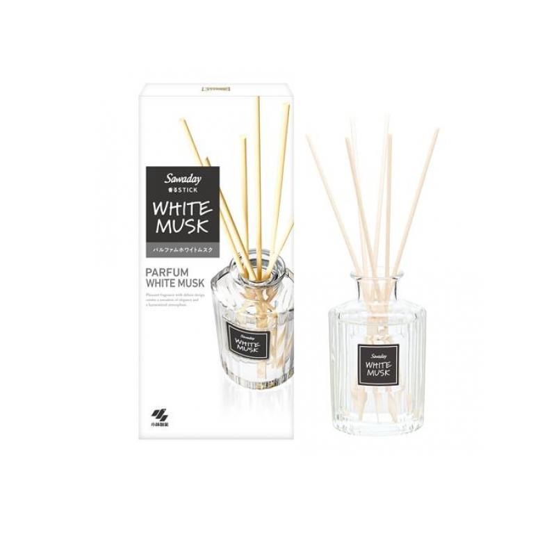 Kobayashi Pharmaceutical Sawaday Entrance Aromatherapy Stick Diffuser -White Musk Scent 70ml