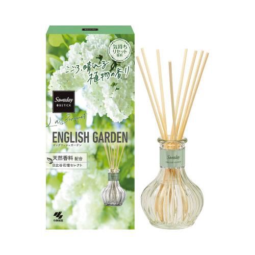 Kobayashi Pharmaceutical Sawaday La Bouquet Indoor Aromatherapy Stick Diffuser Bottle -English Garden Scent 70ml