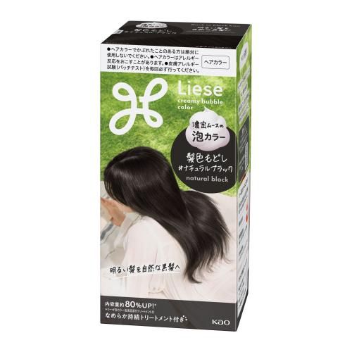 Kao Liese Foam Hair Color - Natural Black