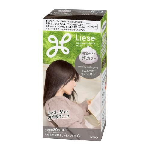 Kao Liese Foam Hair Color -Smoky Gray