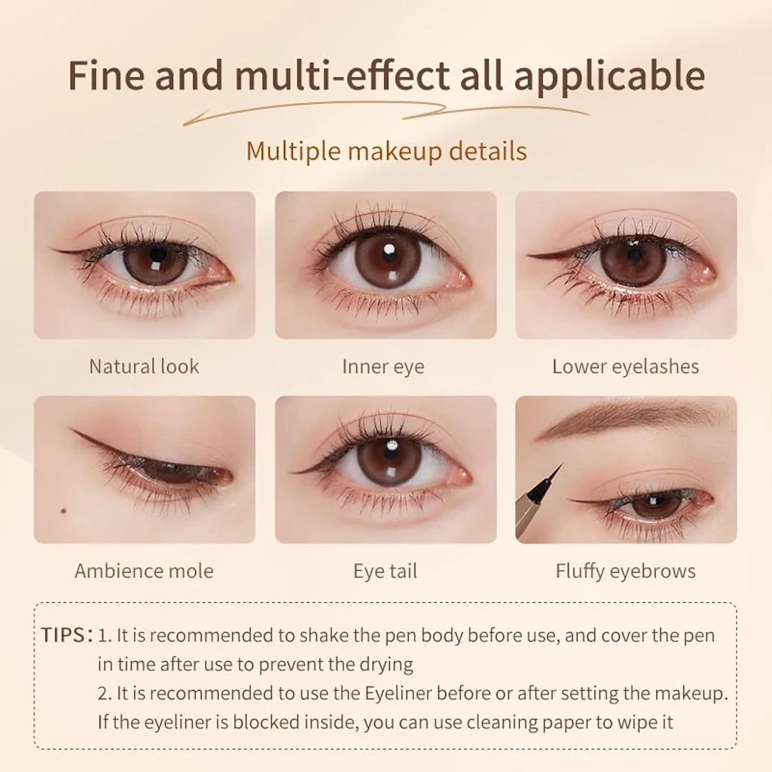 Judydoll Slim Liquid Eyeliner #03 Medium Brown