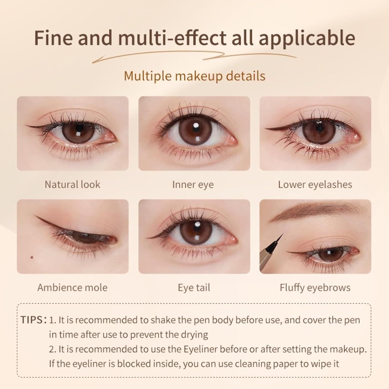 Judydoll Slim Liquid Eyeliner #01 Black