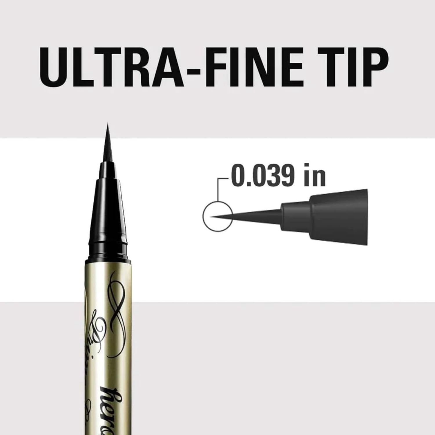Heroine Make KissMe Prime Liquid Eyeliner Rich Keep #01 Jet Black