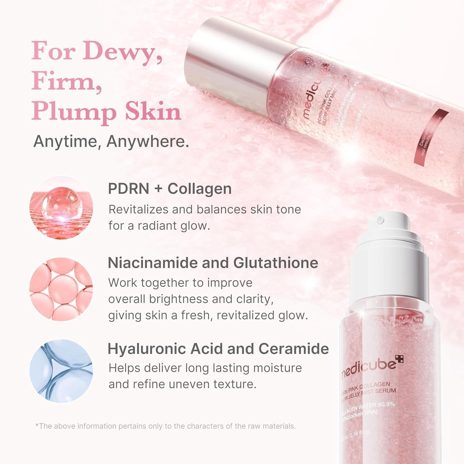 Medicube PDRN Pink Glutathione Serum Mist 100ml