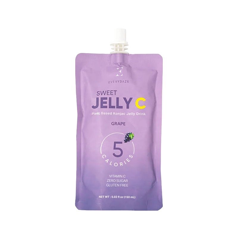 Konjac BT21 Jelly Collagen + Vitamin C 5 Calories (Grape)