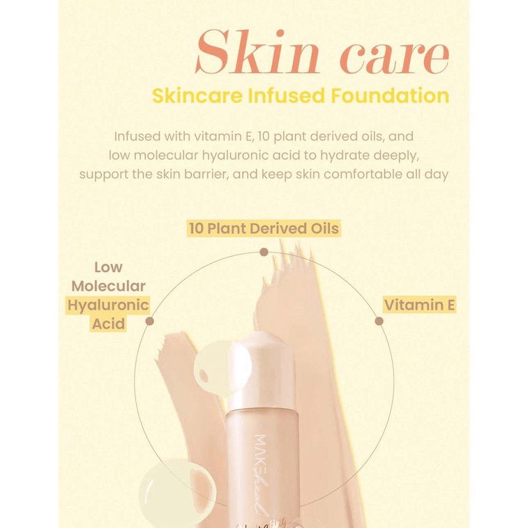 Makeheal 1.P.L Ampoule Glow Foundation-19-N Purity 28ml