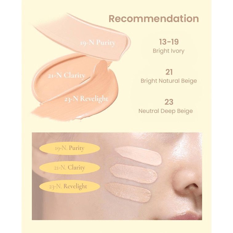Makeheal 1.P.L Ampoule Glow Foundation-19-N Purity 28ml