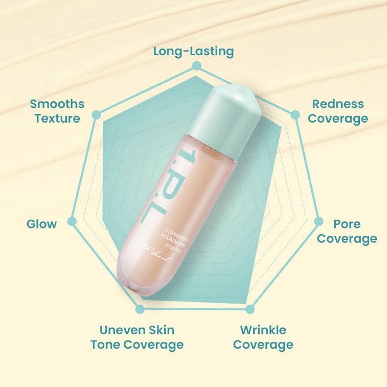 Makeheal 1.P.L Foundaiser Foundation Lucky Clover Set- 21-N Clarity 28ml