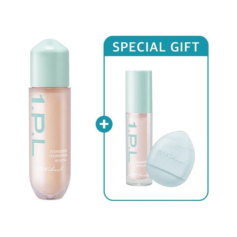 Makeheal 1.P.L Foundaiser Foundation Lucky Clover Set- 21-N Clarity 28ml
