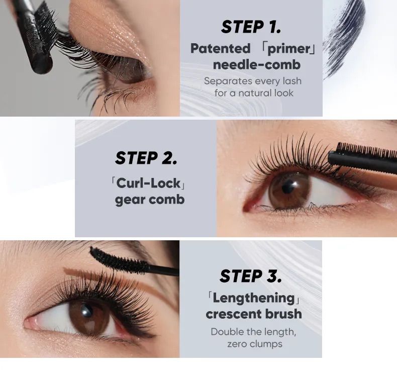 Judydoll Volume &amp; Curling Mascara Duo #01 Black