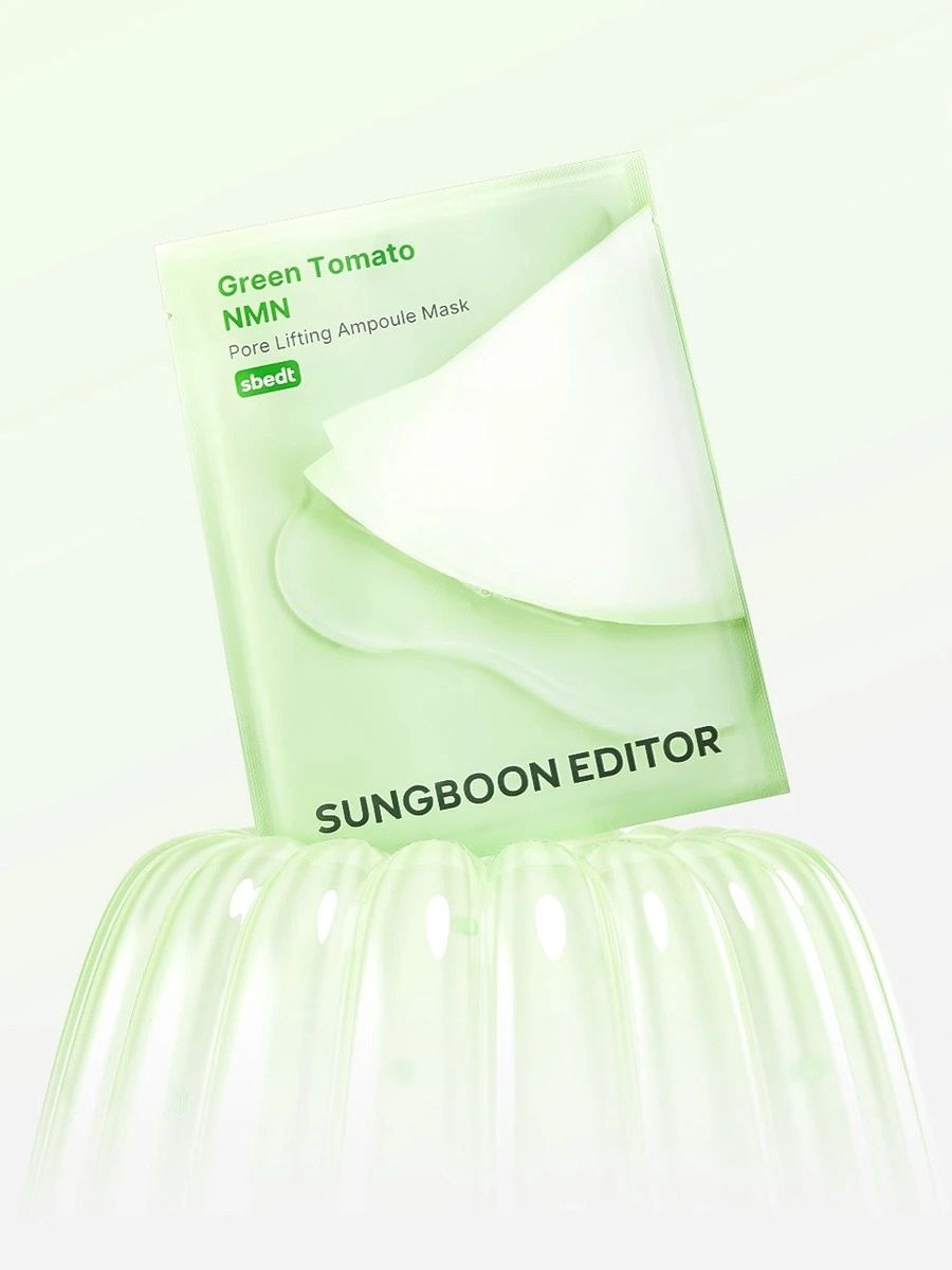 Sungboon Editor Green Tomato NMN Pore Lifting Ampoule Mask 1pc Sungboon Editor Green Tomato NMN Pore Lifting Ampoule Mask 1pc