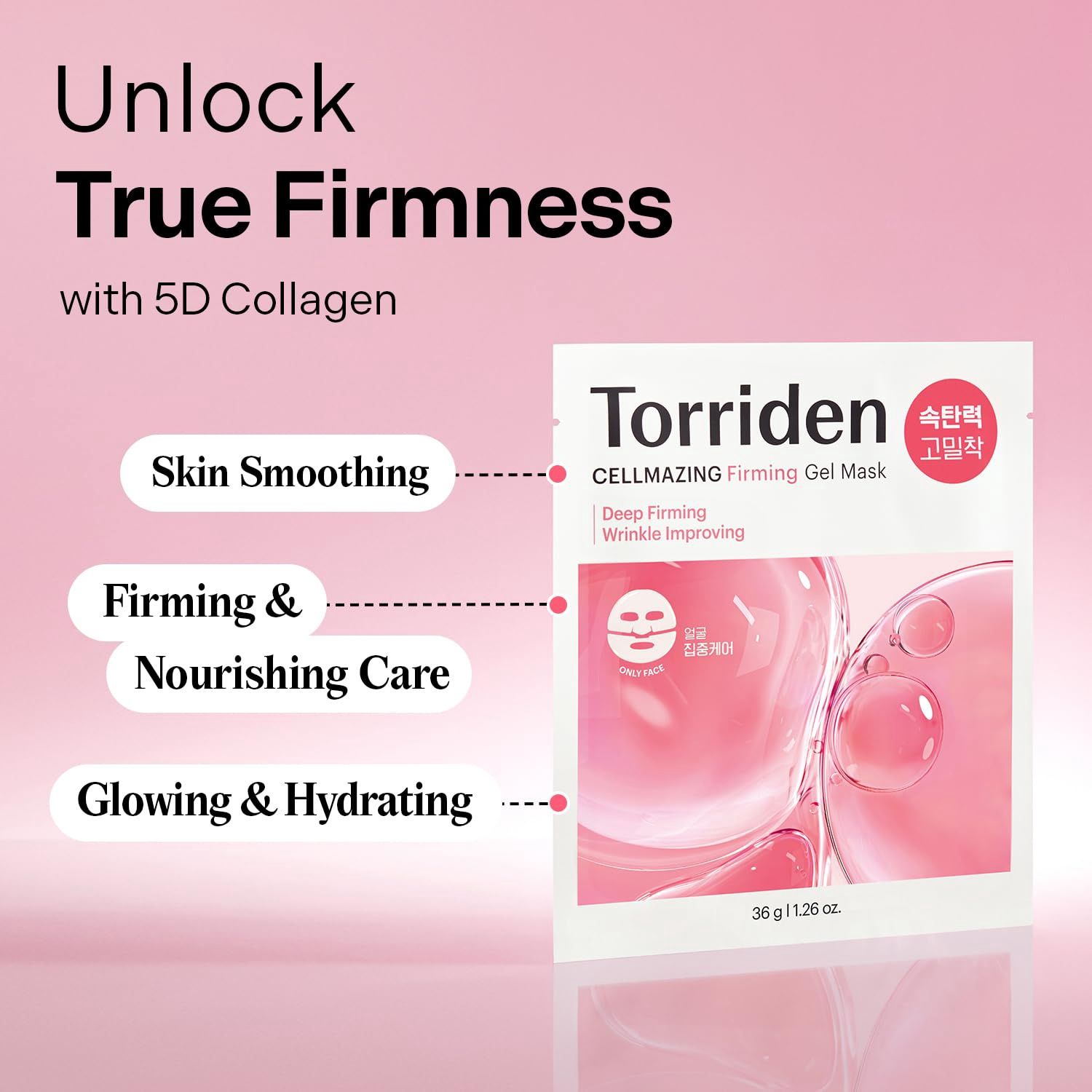 Torriden Cellmazing Firming Gel Mask 4pcs/Box