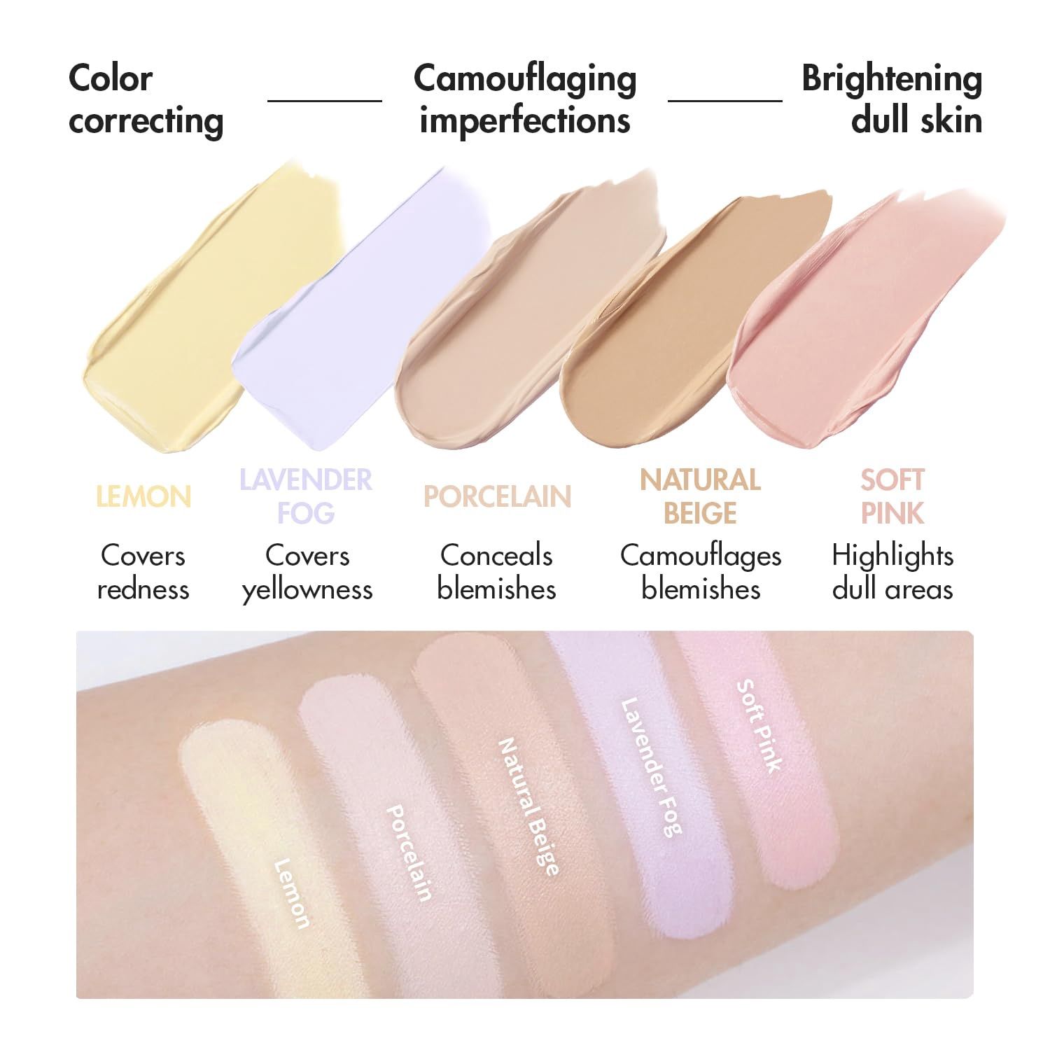 Luna Conceal Blender Palette (Pure Cover)