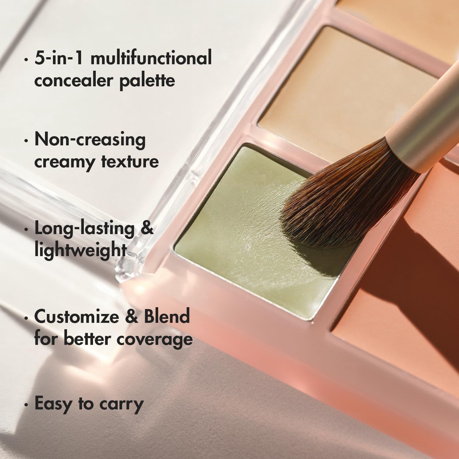 Luna Conceal Blender Palette (Clear Cover)