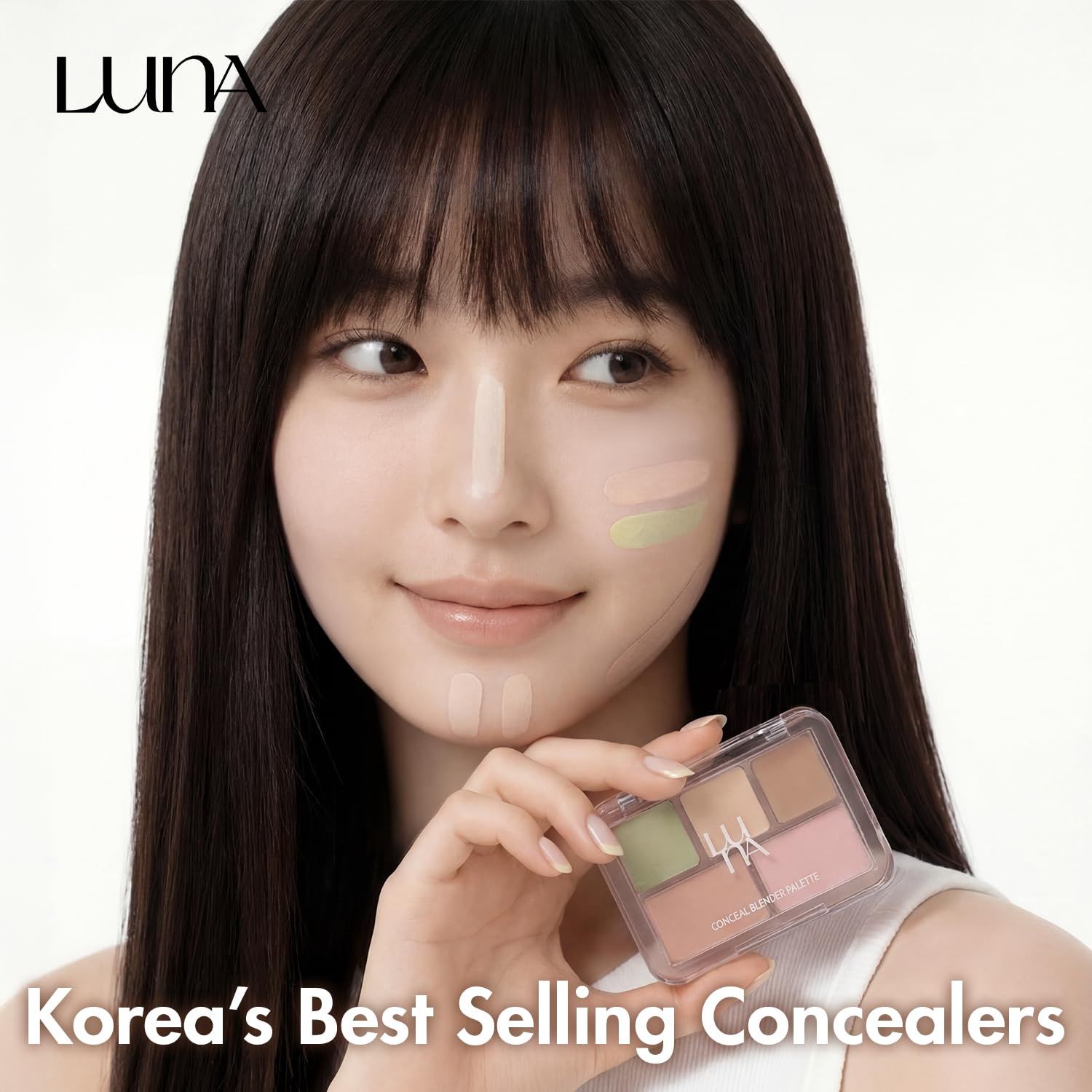 Luna Conceal Blender Palette (Clear Cover)