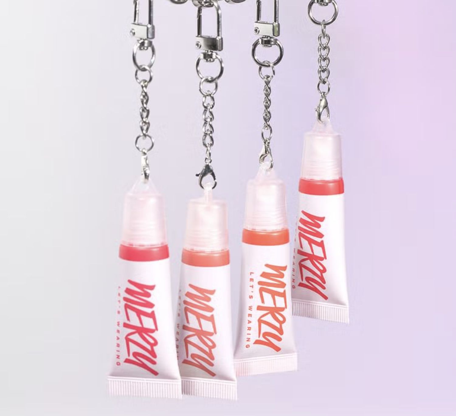 Merzy Let's Wearing Blur Tint Keyring 04 Berry Pink