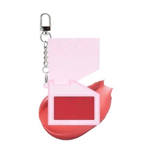 Merzy Let's Wearing Lip&amp;Cheek Keyring 02 Lychee Rosy