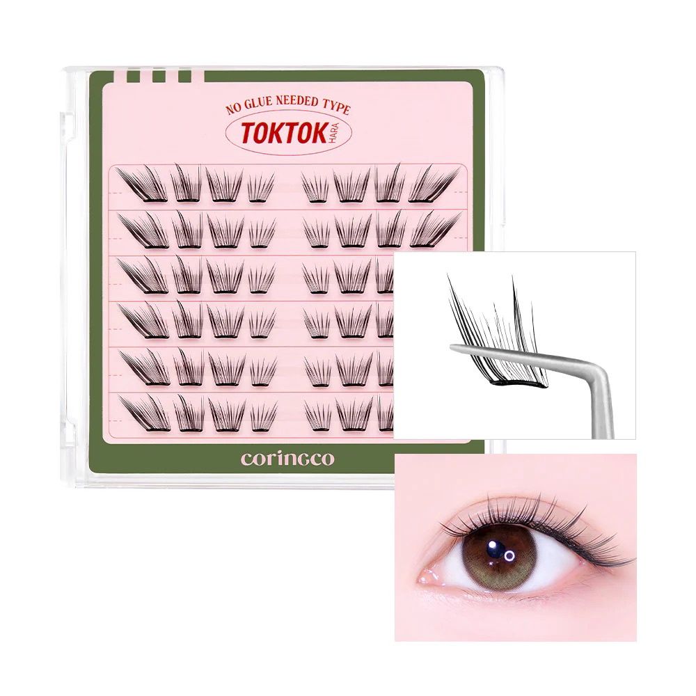 Coringco TokTok Hara No Glue Eyelash #12 Cats
