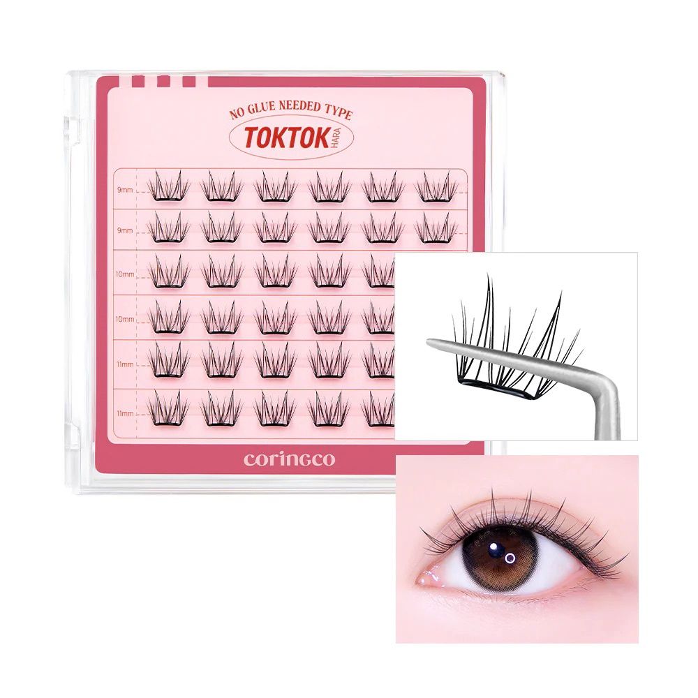 Coringco TokTok Hara No Glue Eyelash #13 Maple