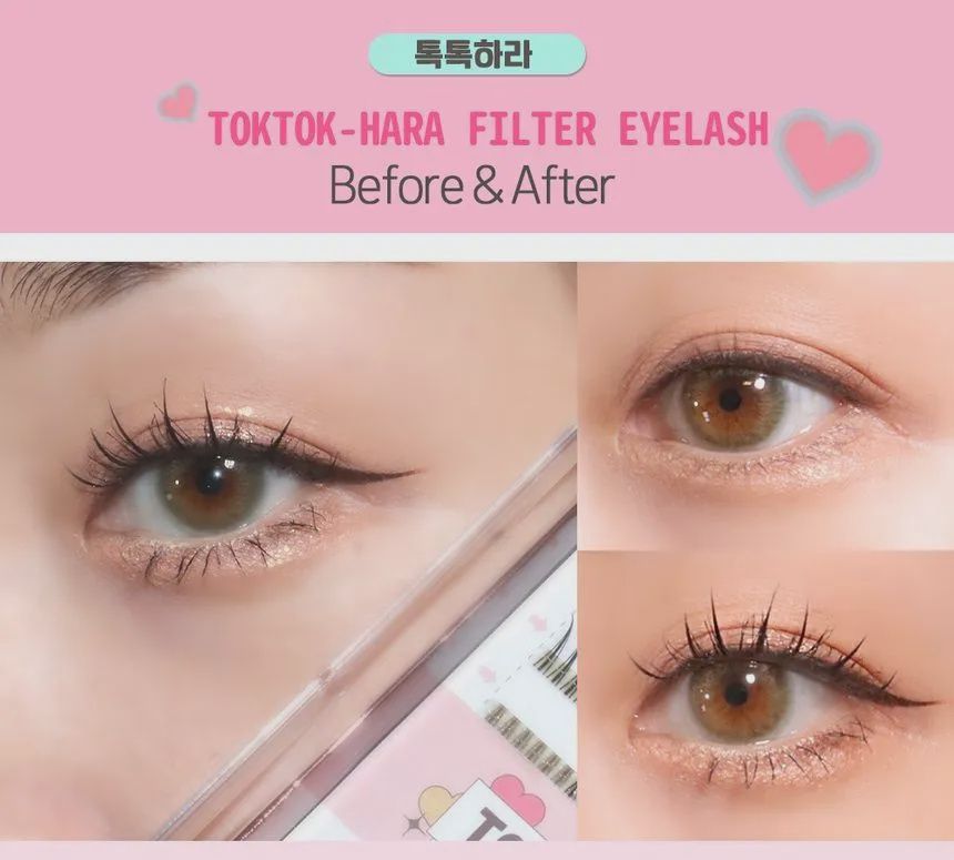 Coringco TokTok Hara Filter Eyelash - Black 11mm