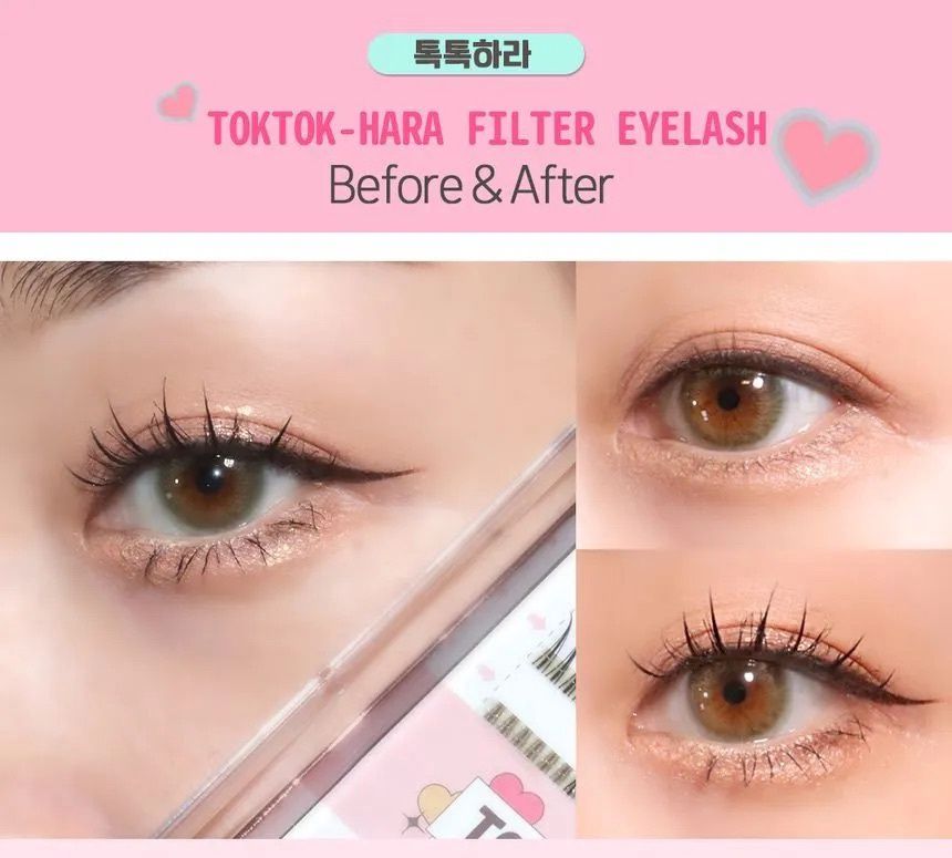 Coringco TokTok Hara Filter Eyelash - Black 9mm
