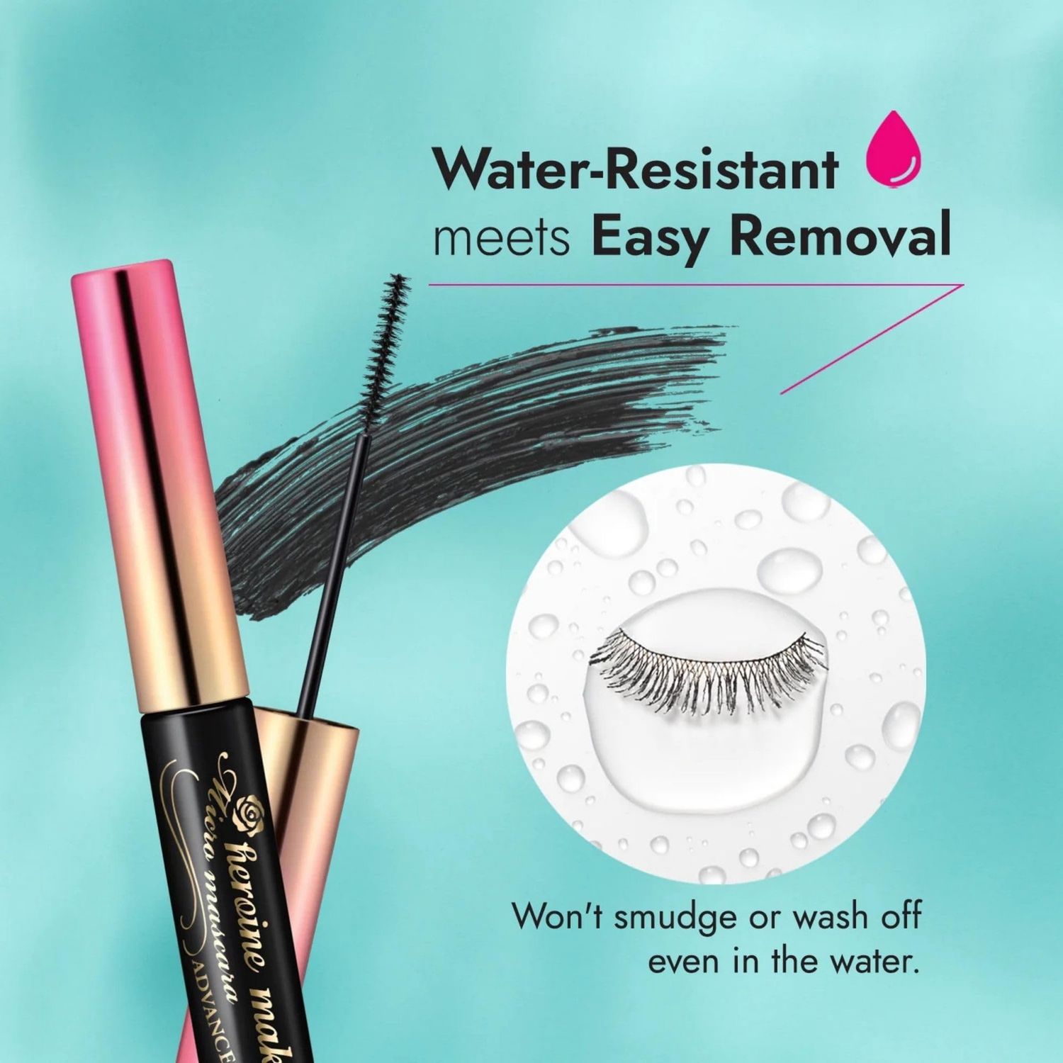 Heroine Make KissMe Micro Mascara Advanced Film EX #01 Black
