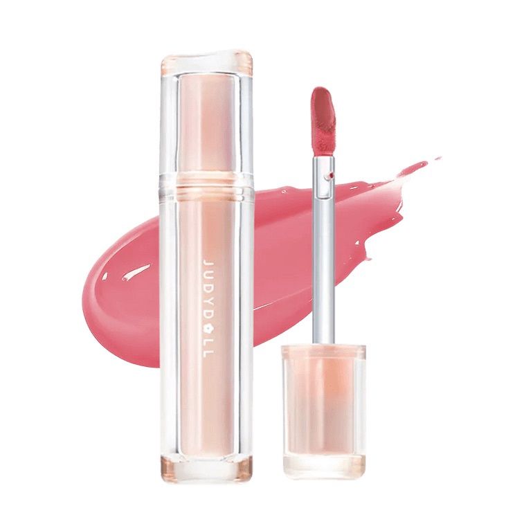Judydoll Iced Tea Mirror Gloss Lip Tint #N01 White Peach Milk Tea