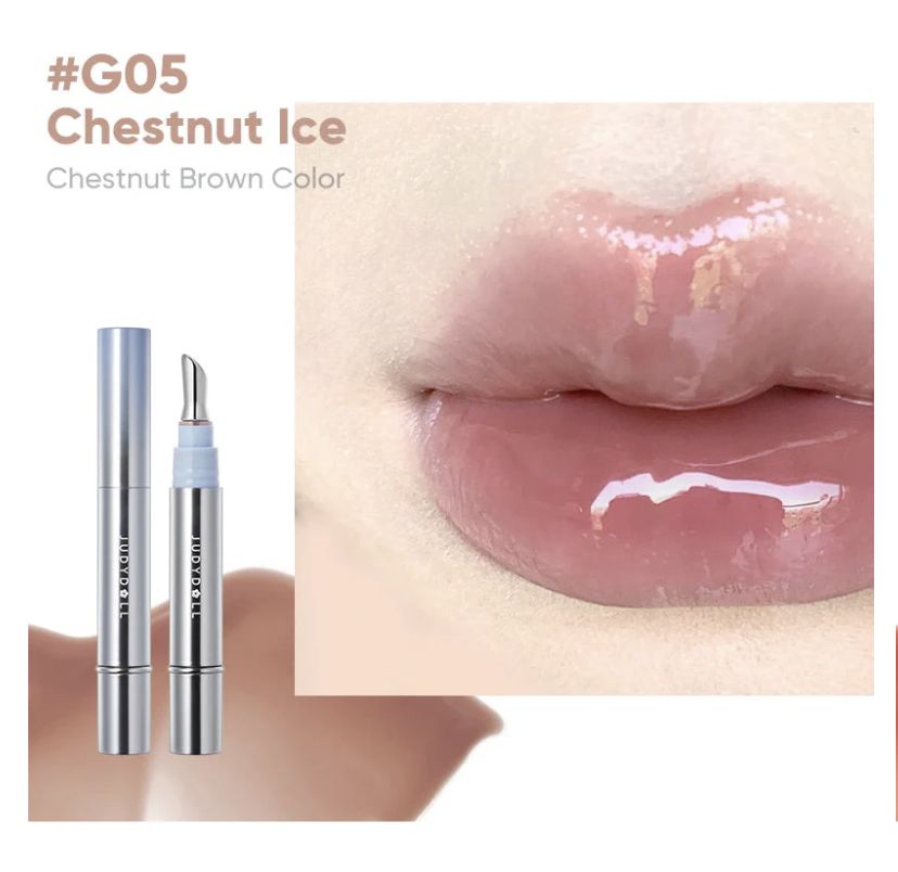 Judydoll Watery Essence Lip Glaze #G05 Chestnut Ice