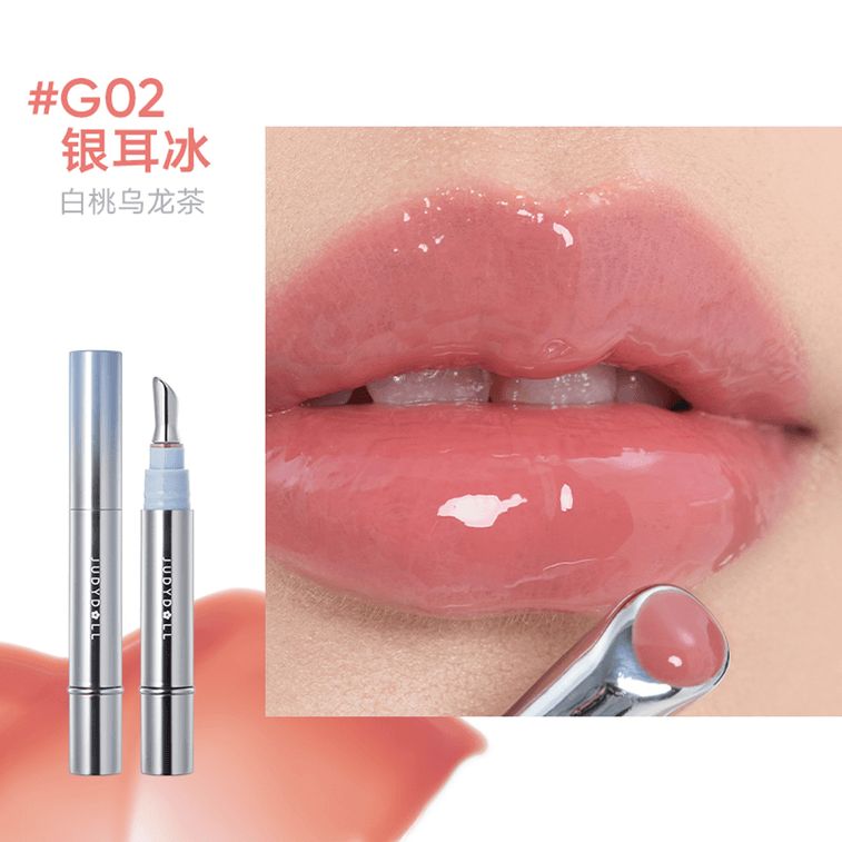 Judydoll Watery Essence Lip Glaze #G02 Peach Ice