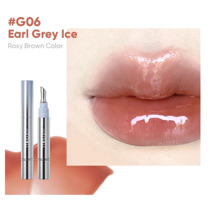 Judydoll Watery Essence Lip Glaze #G06 Earl Grey Ice