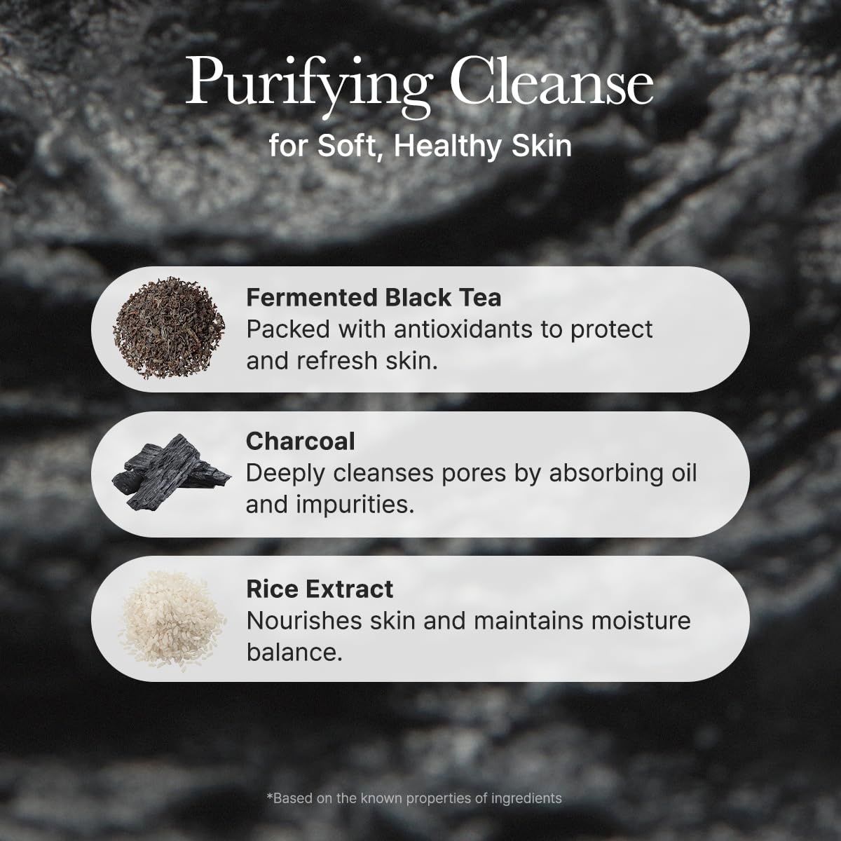Arencia Black Tea Rice Mochi Cleanser 120ml