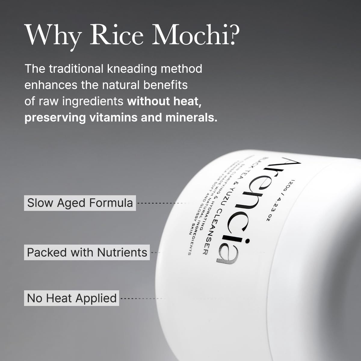Arencia Black Tea Rice Mochi Cleanser 120ml
