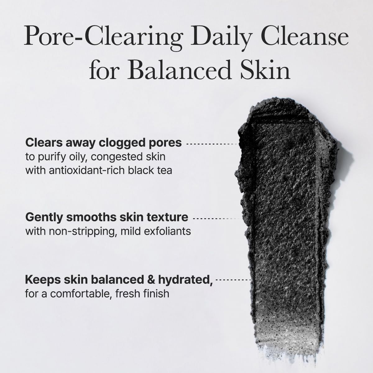 Arencia Black Tea Rice Mochi Cleanser 120ml