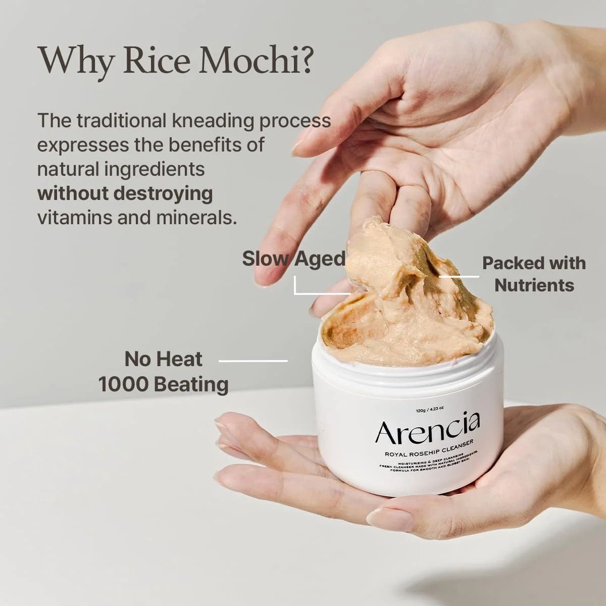 Arencia Calendula Rice Mochi Cleanser 120ml