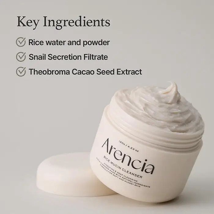 Arencia Rice Mucin Cleanser 120ml