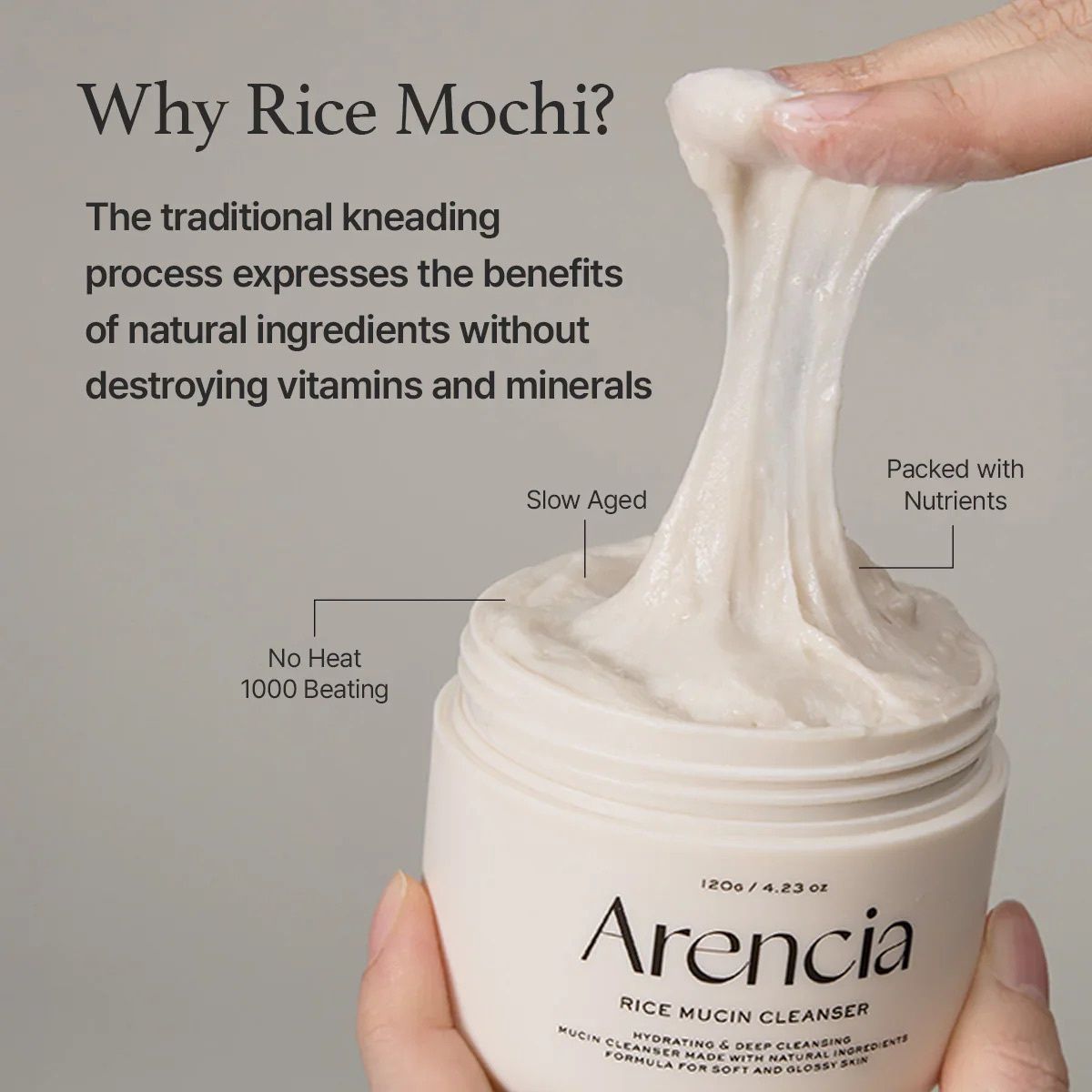 Arencia Rice Mucin Cleanser 120ml