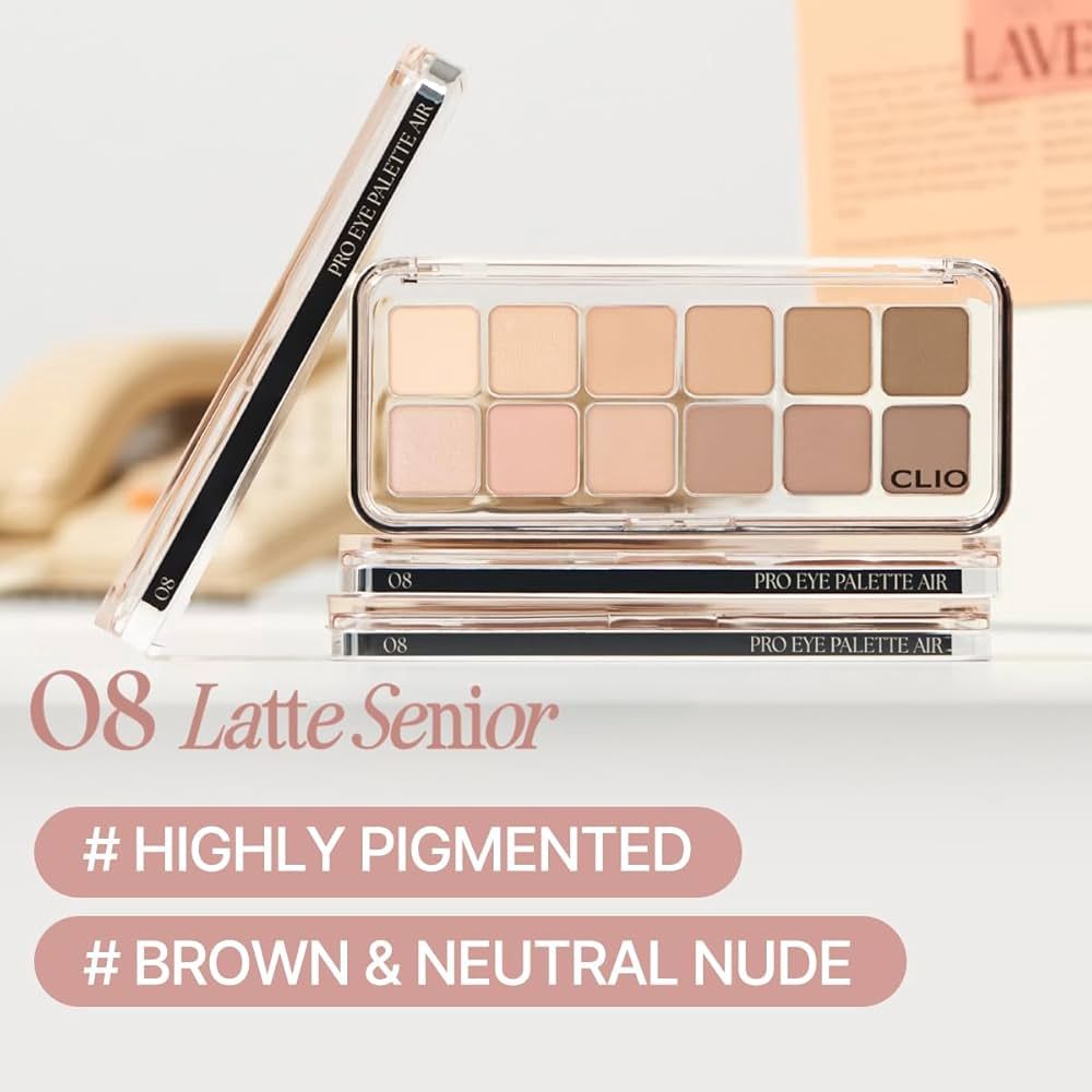Clio Pro Eye Palette Air #08 Latte Senior