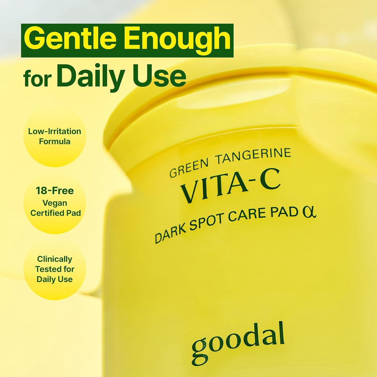 Goodal Green Tangerine Vita C Toner Pad Alpha 70pcs