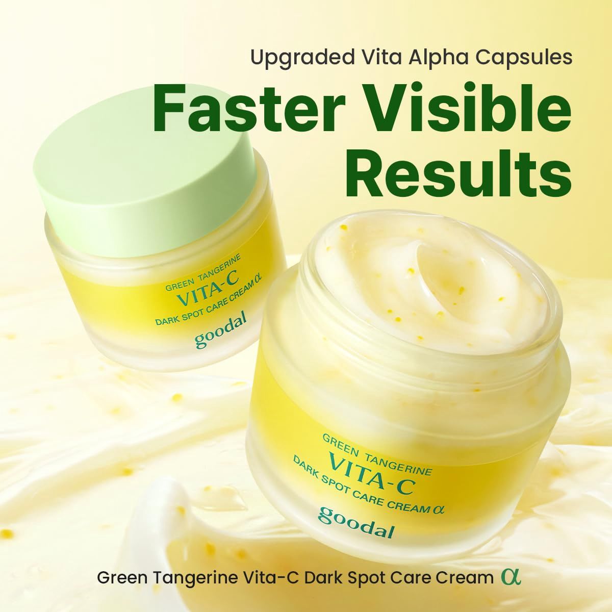 Goodal Green Tangerine Vita C Dark Spot Care Cream Alpha 50ml
