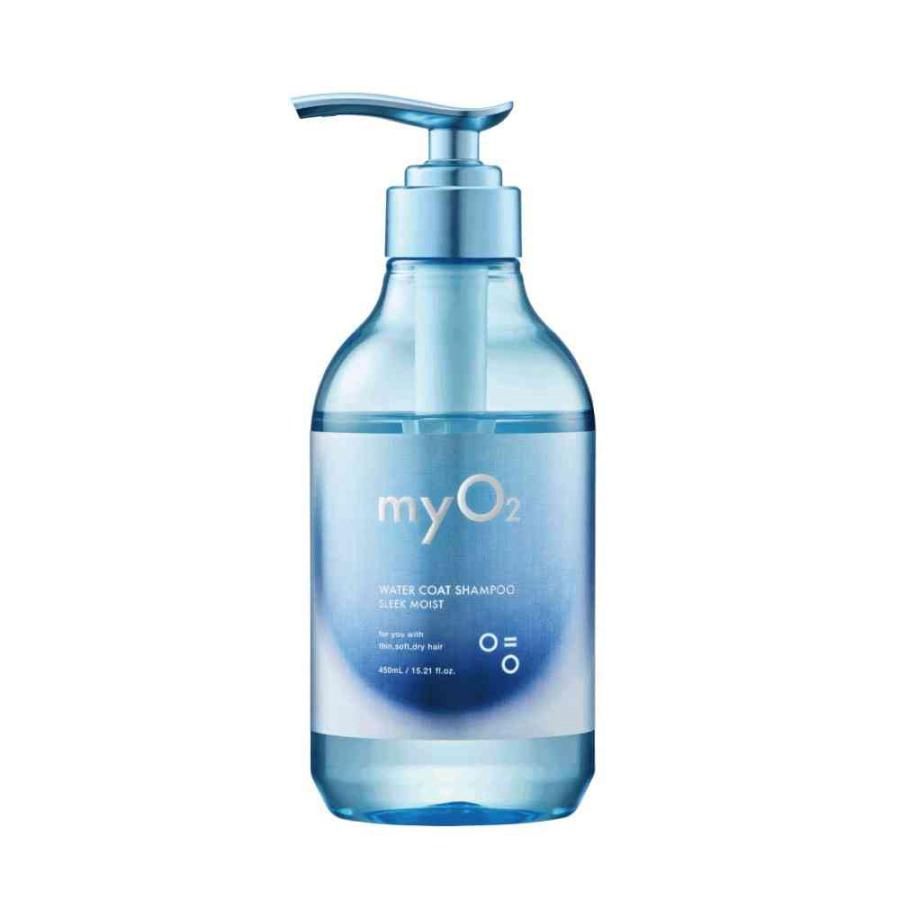MyO2 Water Coat Shampoo Sleek Moist 450ml (For Fine Hair)