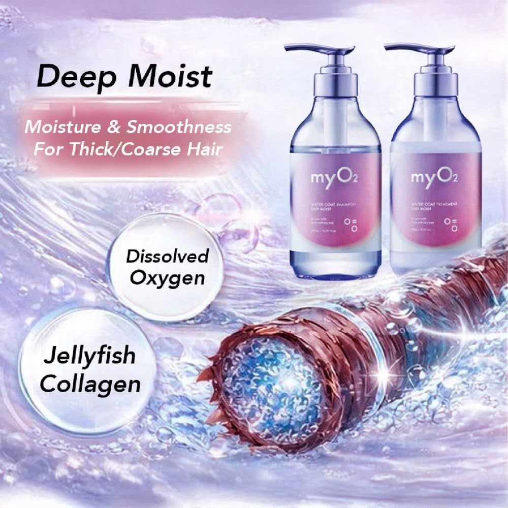 MyO2 Water Coat Hair Oil Deep Moist 100ml (For Thick/Coarse Hair)