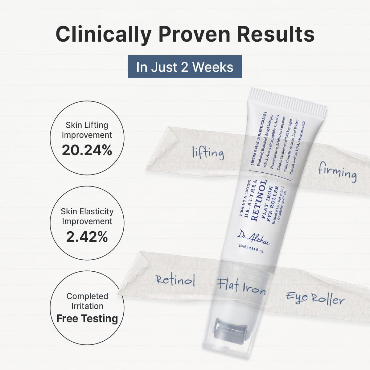 Dr. Althea Retinol Flat Iron Eye Roller 25ml